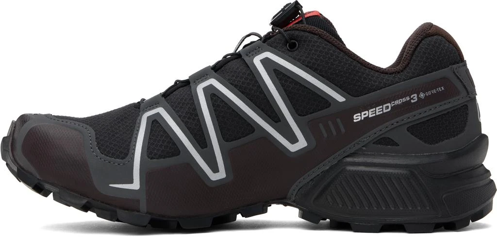 Salomon Black & Brown Speedcross 3 GORE-TEX Sneakers 3