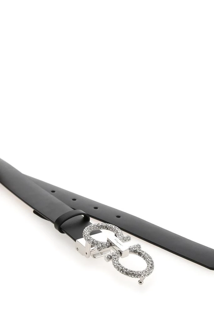 Salvatore Ferragamo Black leather Gancini belt 8