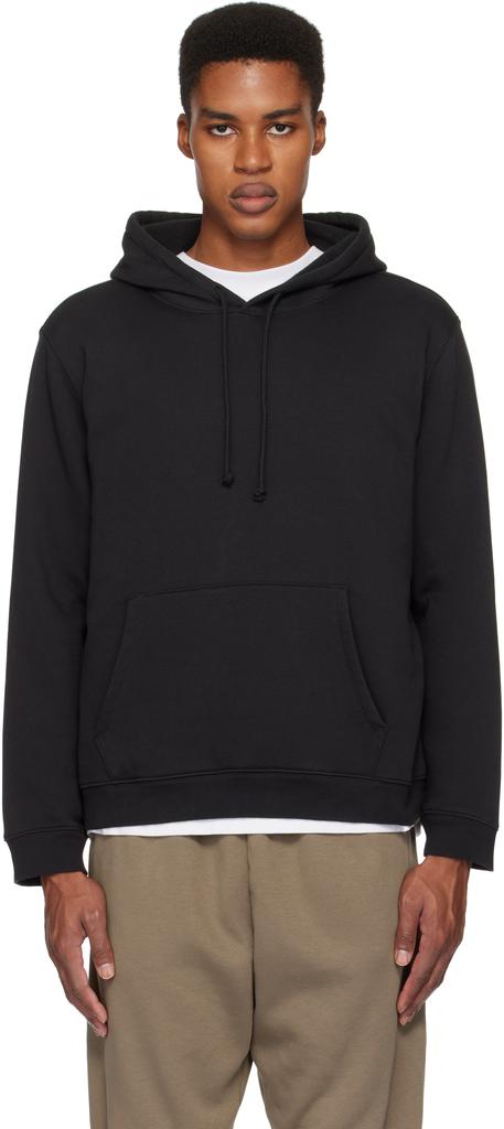 SKIMS Black Fleece Lounge Classic Hoodie