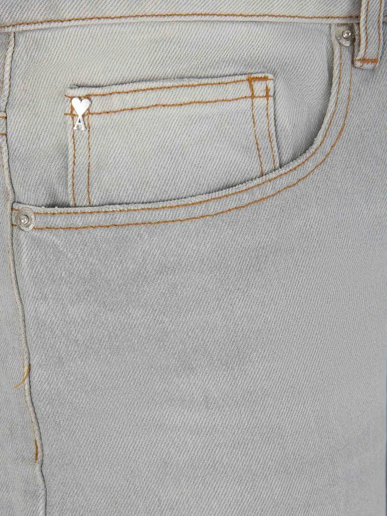 AMI AMI Paris Logo Patch Straight-Leg Jeans 3