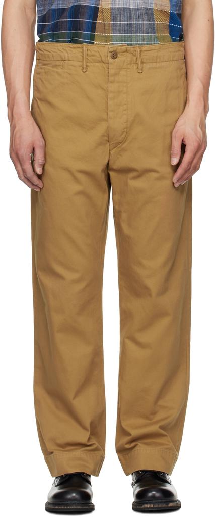 RRL Tan Field Chino Trousers
