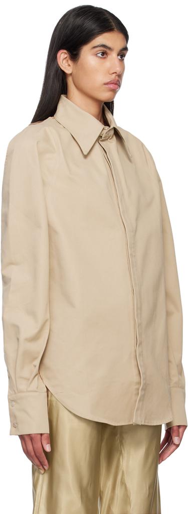 Bianca Saunders Beige Row Back Shirt