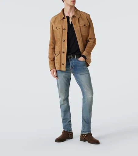 Tom Ford Distressed straight jeans 2