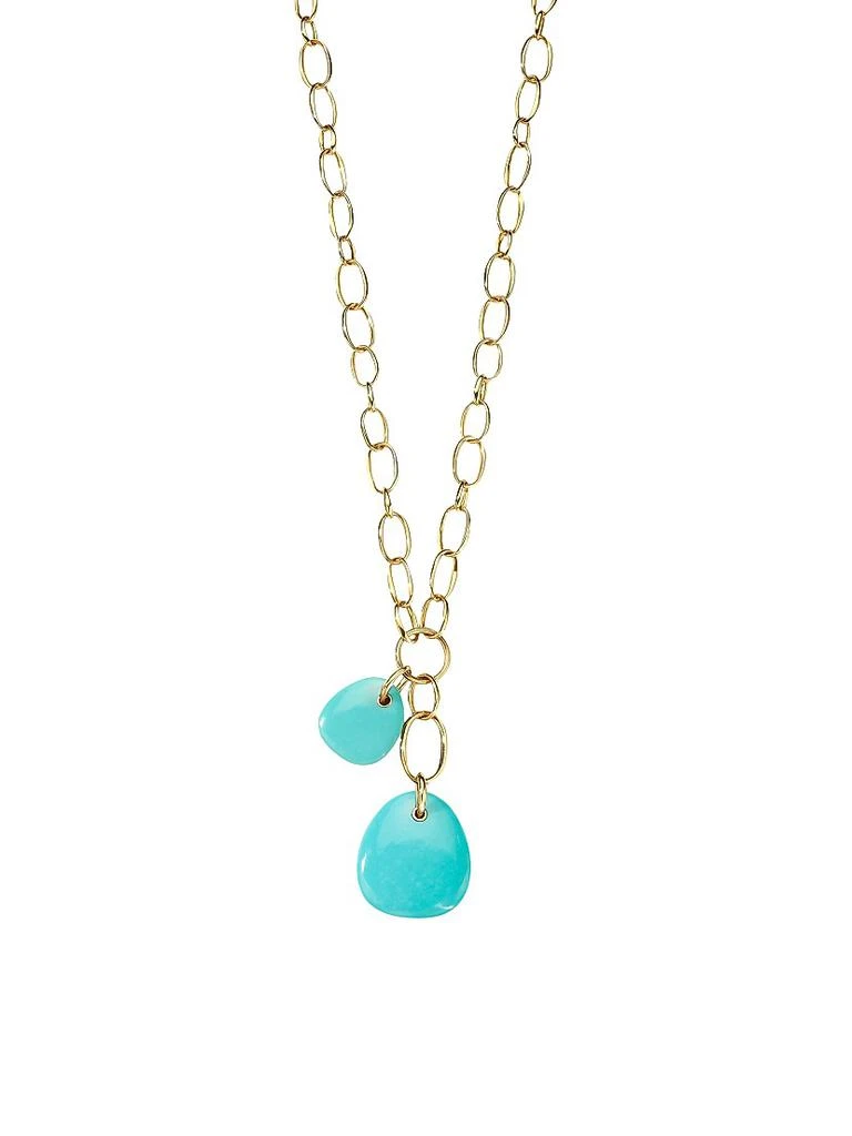 Ippolita Rock Candy® 18K Yellow Gold
Gemstone Double-Pebble Necklace