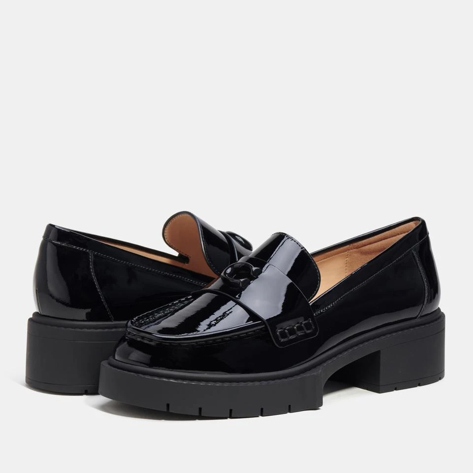 Coach COACH WOMEN'S LEAH PATENT LEATHER LOAFERS 4