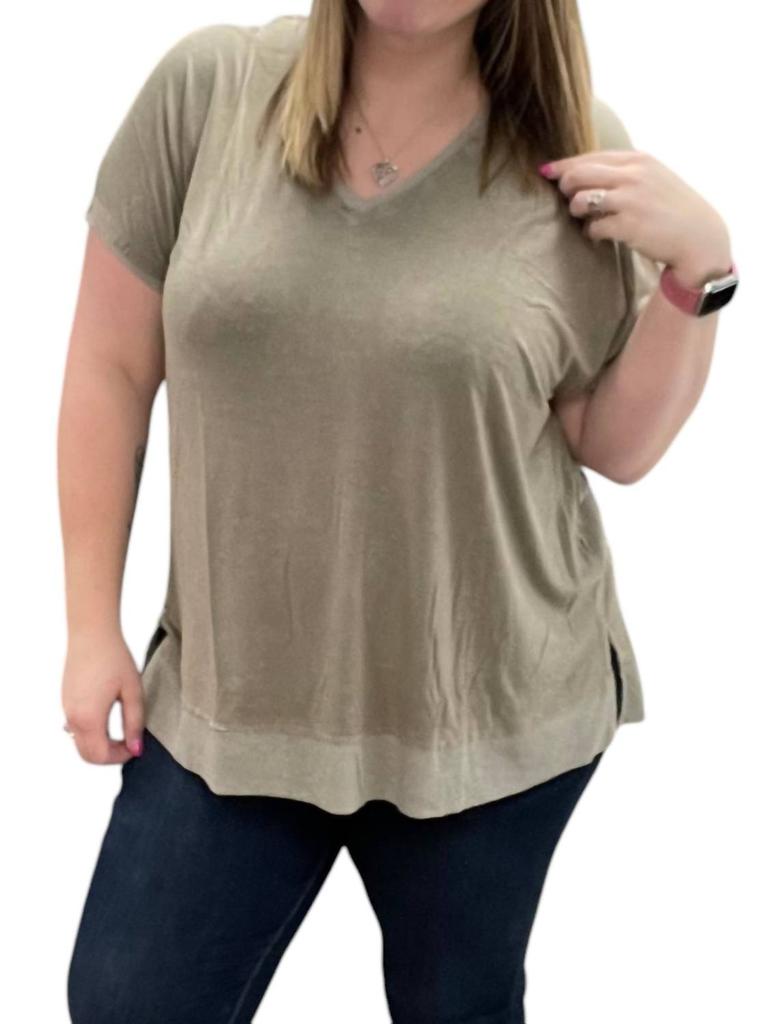 Kori Kori - Washed Knit Tunic Top