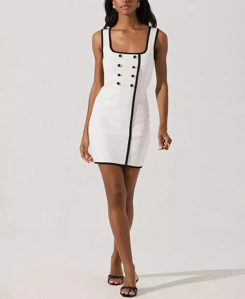 ASTR Women's Button-Front Mini Dress 1