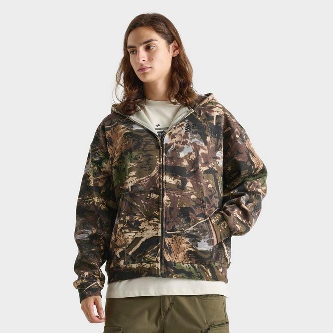 【新品・24AW】ANCELLM　CAMO HOODIE JACKET【１】 ANCELLM ”CAMO ZIPUP HOODIE” color : WOODLAND size : 1,2 ”TUCK