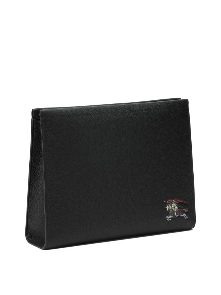 Burberry Burberry Leather Clutch Bag With Ekd 2