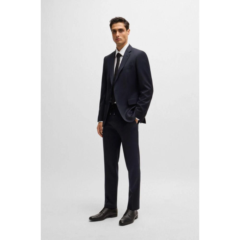 Hugo Boss Single-breasted jacket in virgin-wool serge 2