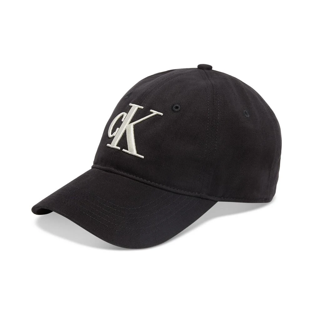 Calvin Klein Men's Brushed Cotton Twill Monogram Logo Cap 1