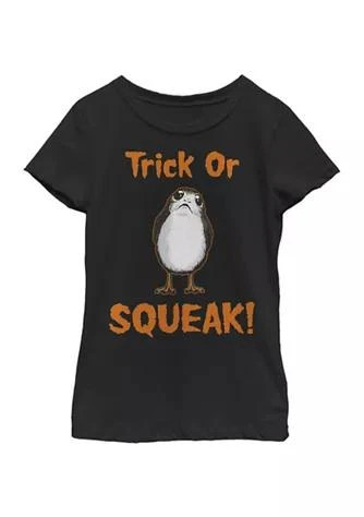 Star Wars Wars  Girls 4 6X Trick Or Squeak T Shirt 1