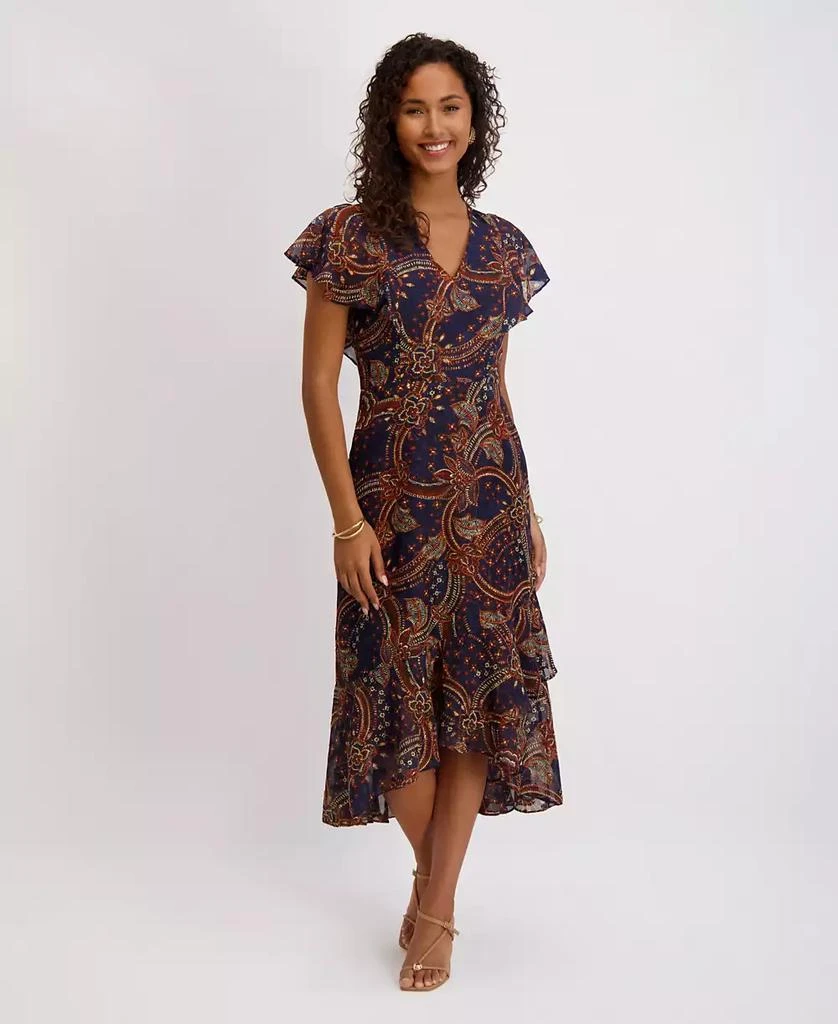 Women's Printed Burnout Chiffon A-Line Dress  On Sale Now with Up to 61%  Off | Discover Exclusive Deals & Savings at BeyondStyle  Authentic Kensie  dress|women's fashion|dresses with Limited-Time Discounts, Free