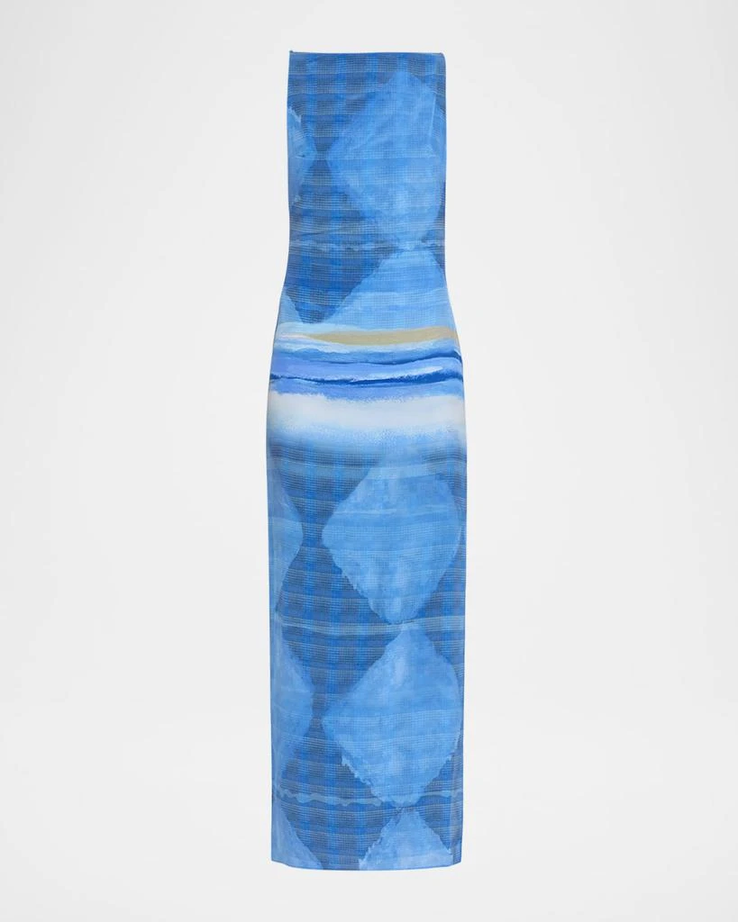 knee length dresses for ladies Vidri Cotton Cami Dress - Camellia Floral Sleeveless Midi Dress main image 1