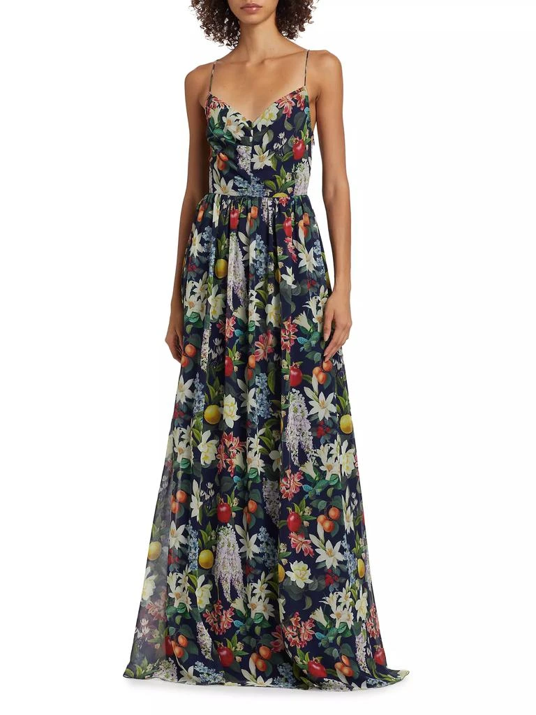 Sachin & Babi Sienna Floral Chiffon Gown 3
