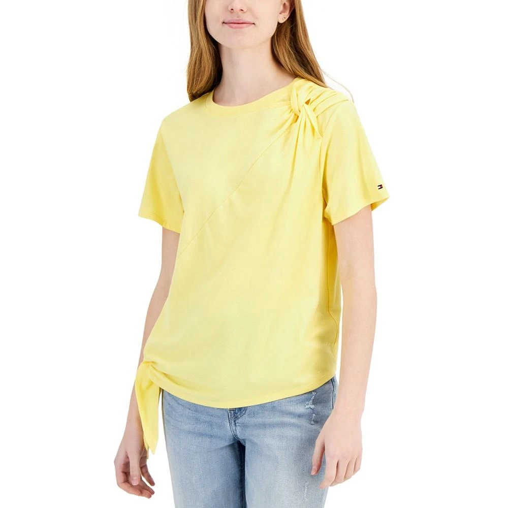 Women's Side-Tie Short-Sleeve Top – On Sale Now with Up to 40% Off