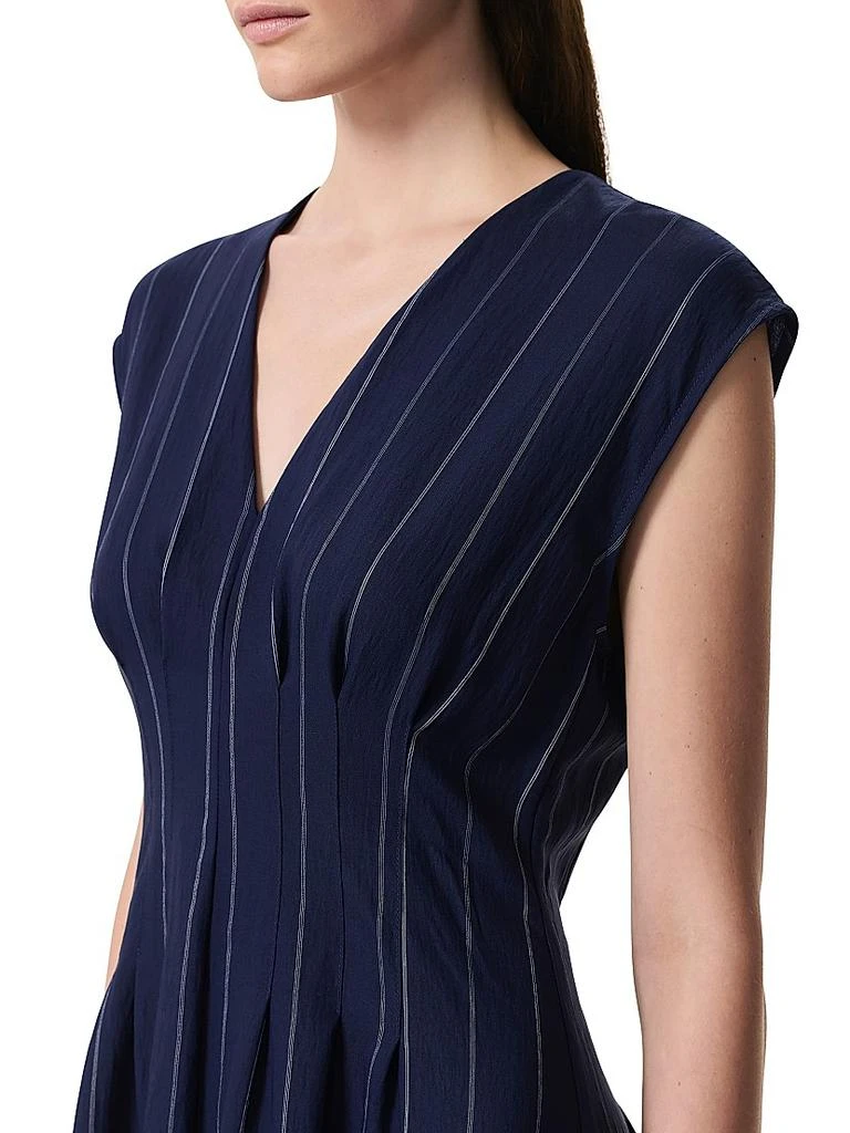 Rag 
Bone Ines Pinstripe A-Line Maxi-Dress 5