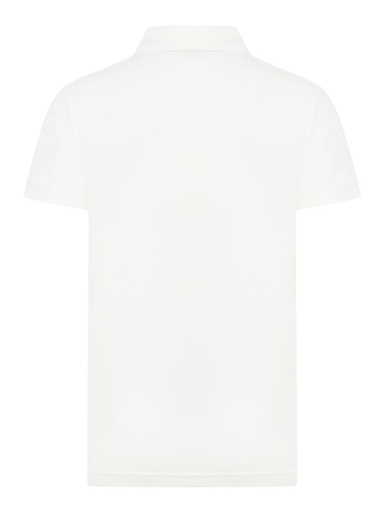 Burberry Burberry Logo Embroidered Short Sleeved Polo Shirt