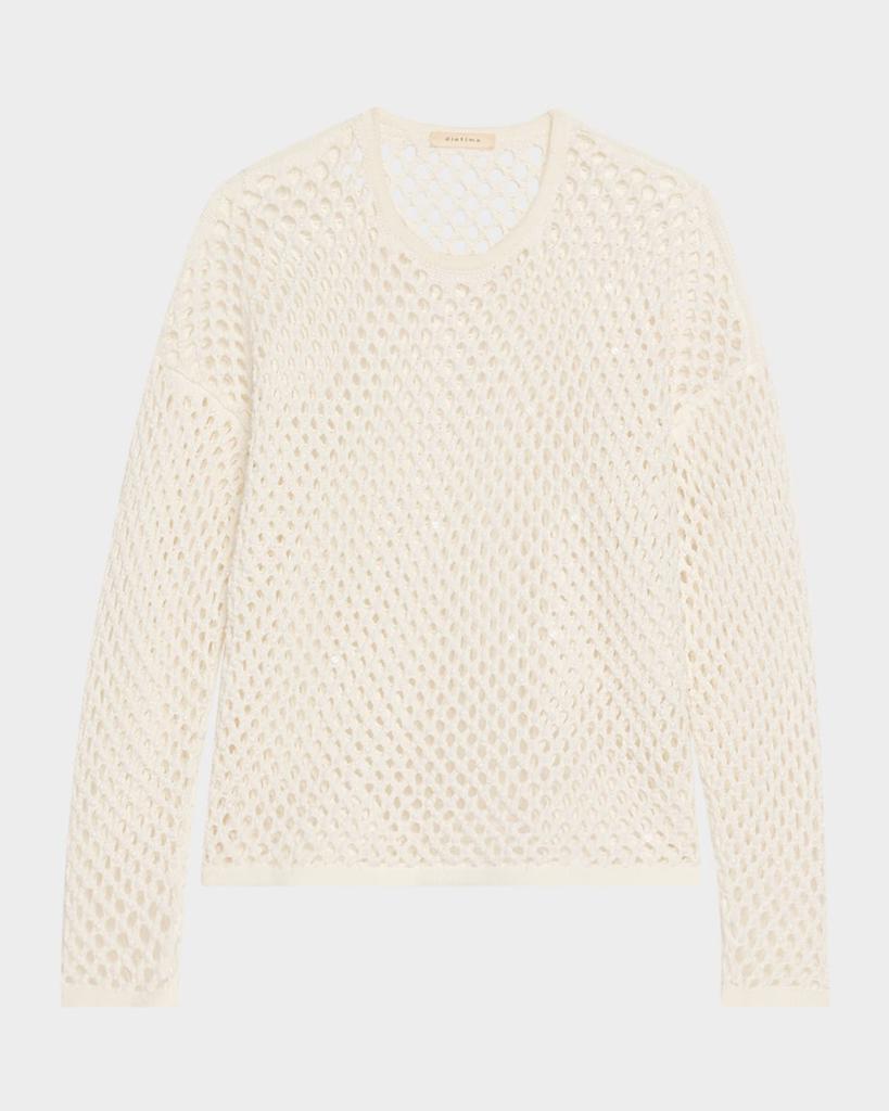Diotima Leeward Crystal Crochet Knit Top - Sweaters - Free