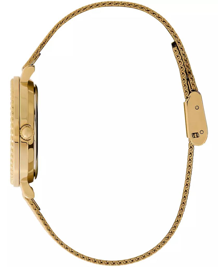 Olivia Burton Women's Vintage-Like Bead Gold-Tone Stainless Steel Mesh Watch