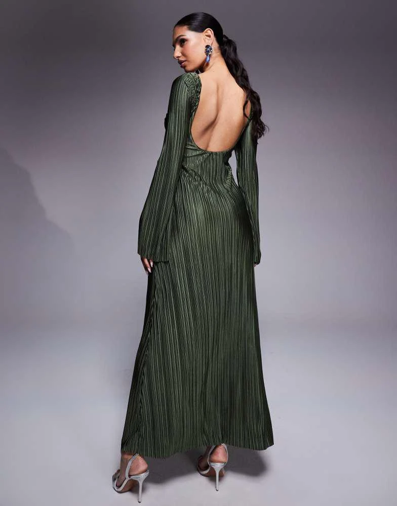 leopard print dress long sleeve Women's Daphne Maxi Dress | Leopard