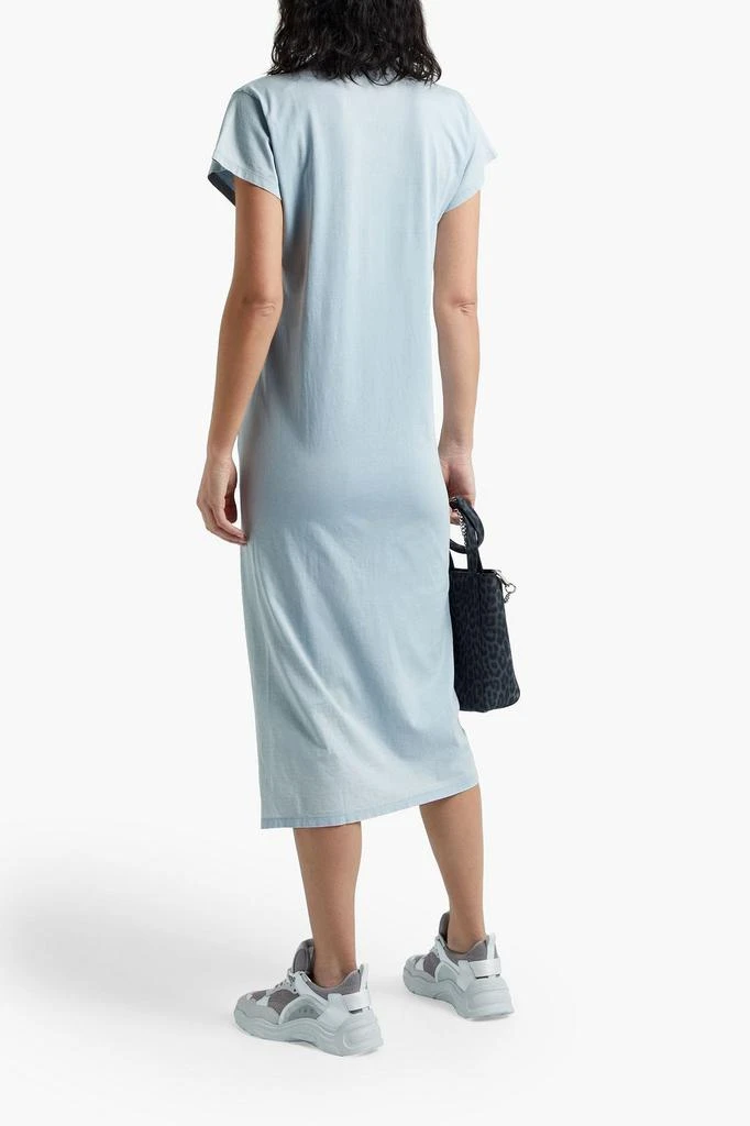 IRO Elisha split-front cotton-jersey midi dress 1