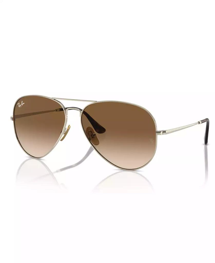 Ray-Ban Unisex Sunglasses, Aviator Titanium Rb8089