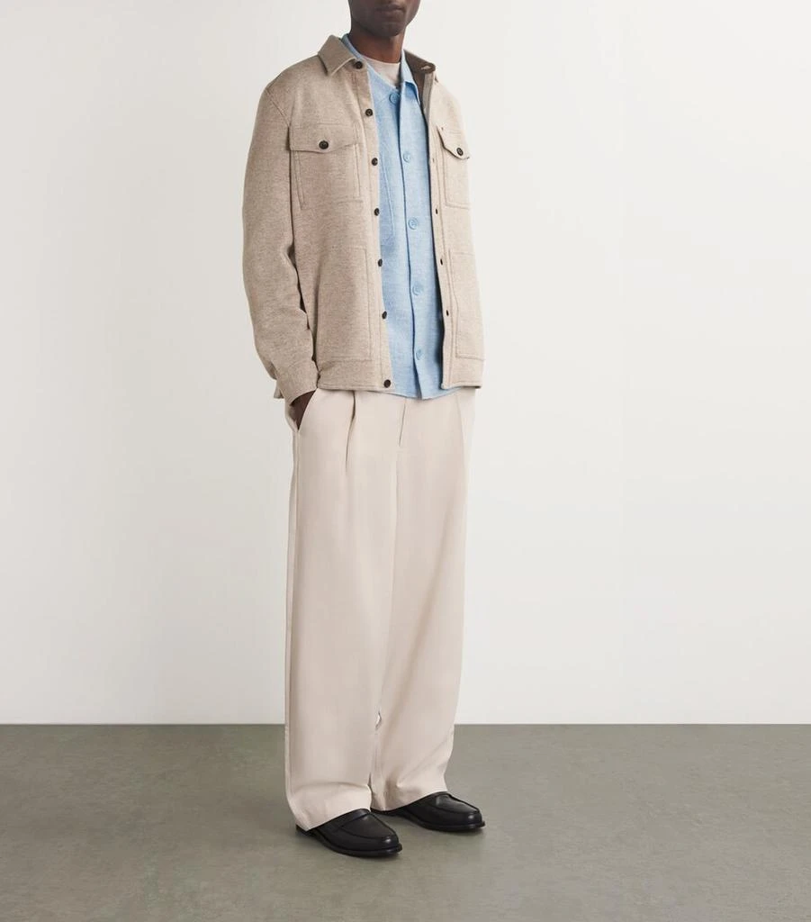 NN07 Boiled Merino Jonas Overshirt 2