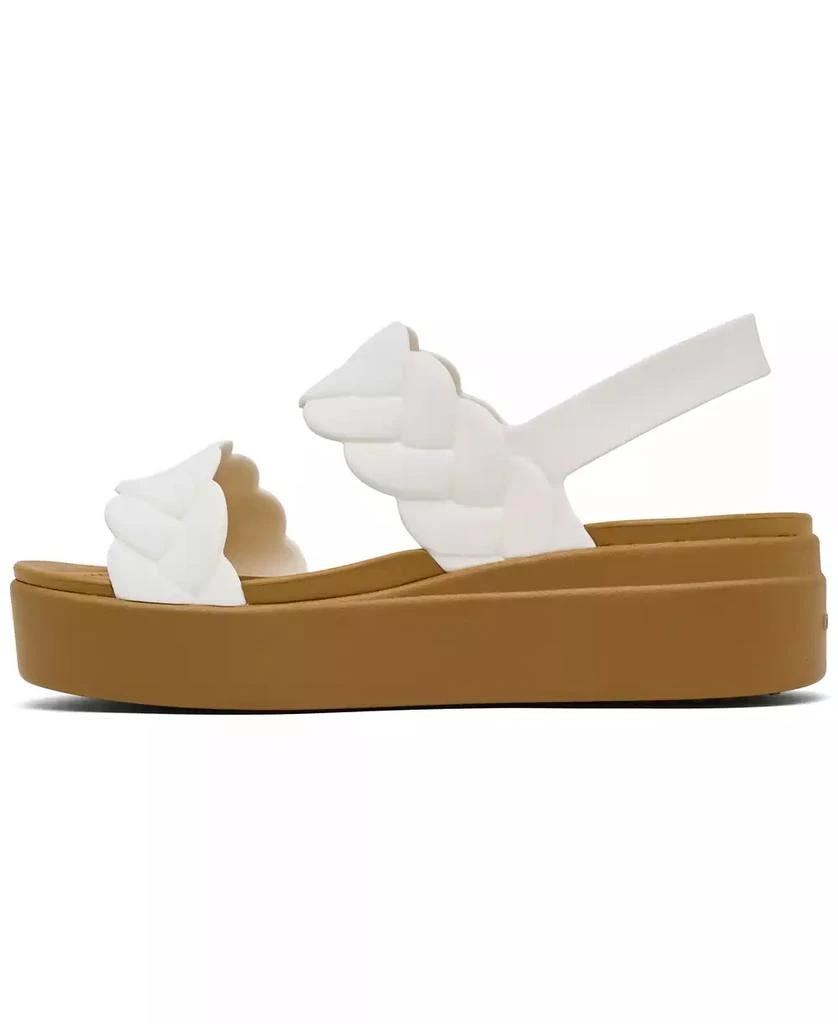 Crocs Women's Brooklyn Woven Low Wedge Sandals from Finish Line 3