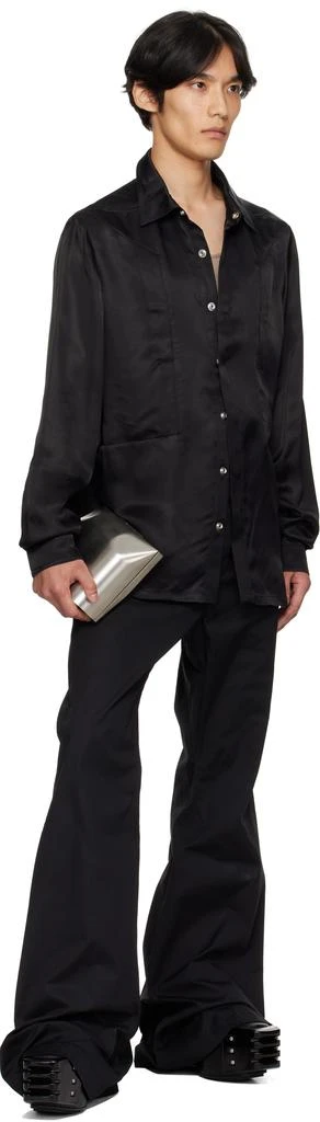 Rick Owens Black Concordians Fogpocket Outer Shirt 4