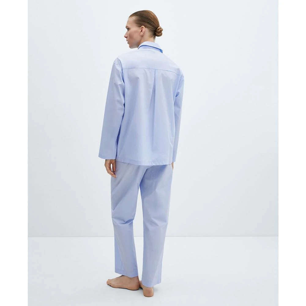 Mango Women's Two-Piece Cotton Pajamas 2