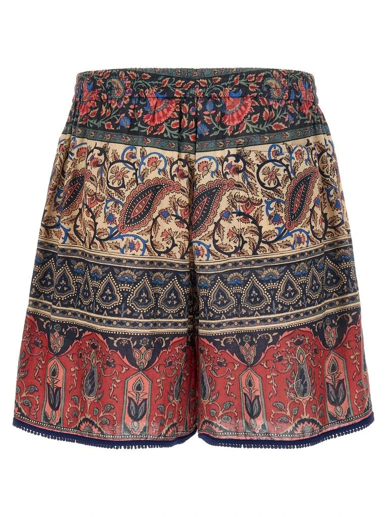 Valentino Valentino Paisley-Printed Button Detailed Shorts 2