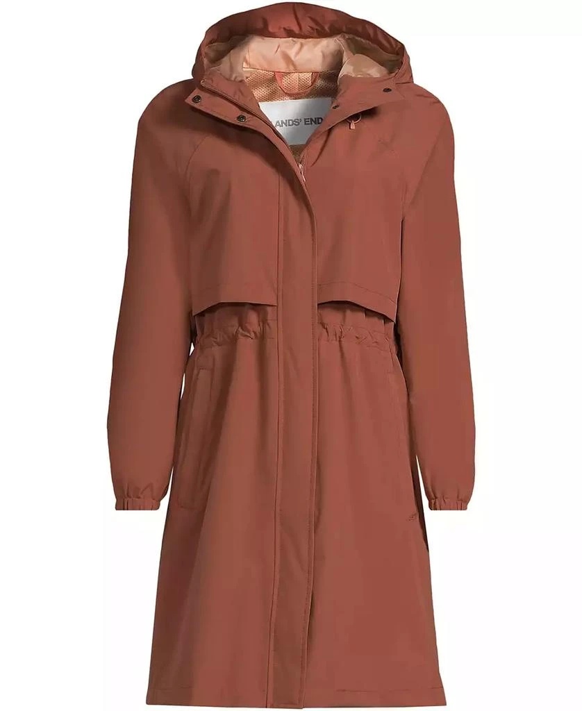 Lands
 End Women
s Squall Packable Long Raincoat 3