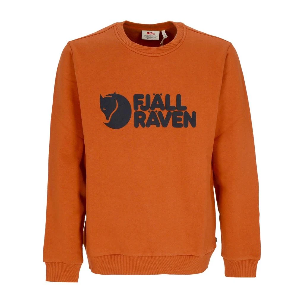 Fjällräven Men's Crewneck Sweatshirt Logo Sweater Terracotta Brown 1