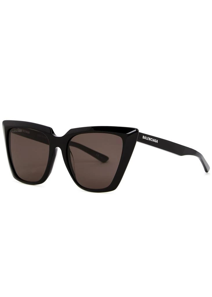 Balenciaga Black oversized cat-eye sunglasses - Sunglasses  display picture 2