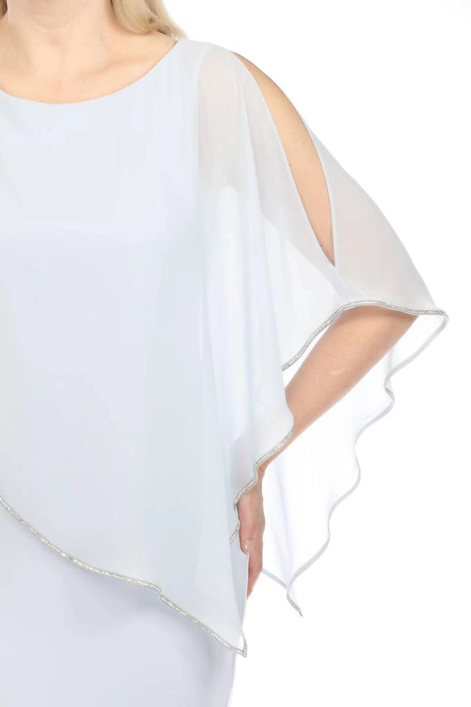 Joseph Ribkoff - Rhinestone Chiffon Overlay Sheath Dress – On Sale Now with  Up to 79% Off