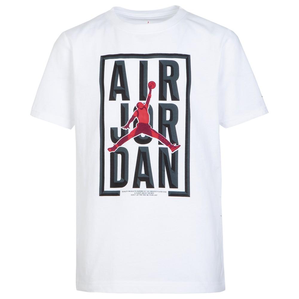 Jordan Big Boys Stacked Bevel Graphic Tee