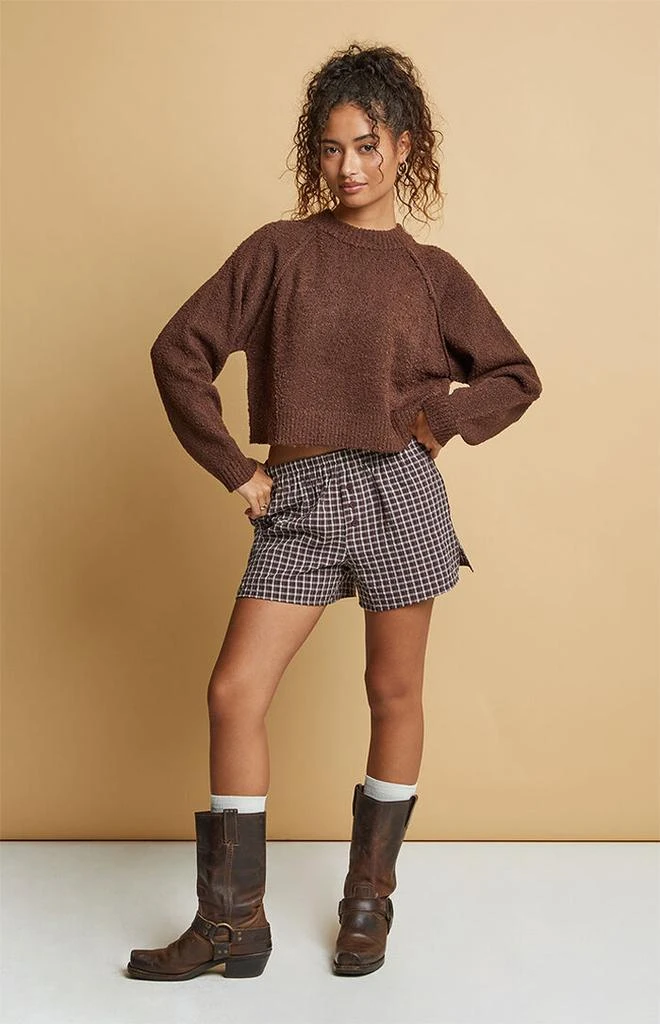 Beverly and Beck Plaid Boxer Shorts 2