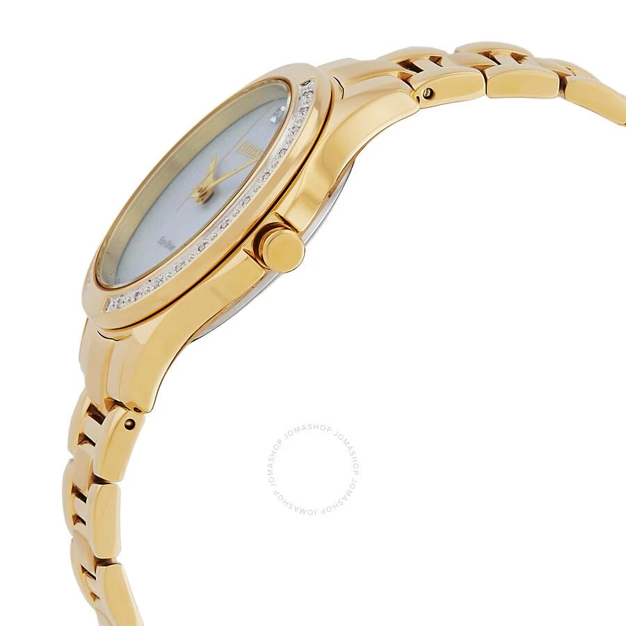 Citizen Eco-Drive Crystal Mother of Pearl Dial Ladies Watch EW2642-59D 2