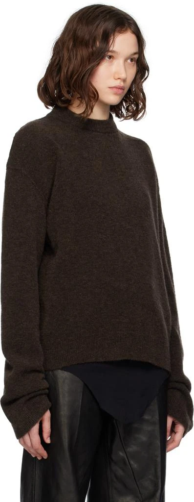Rick Owens Brown Concordians Tommy LS Sweater 2