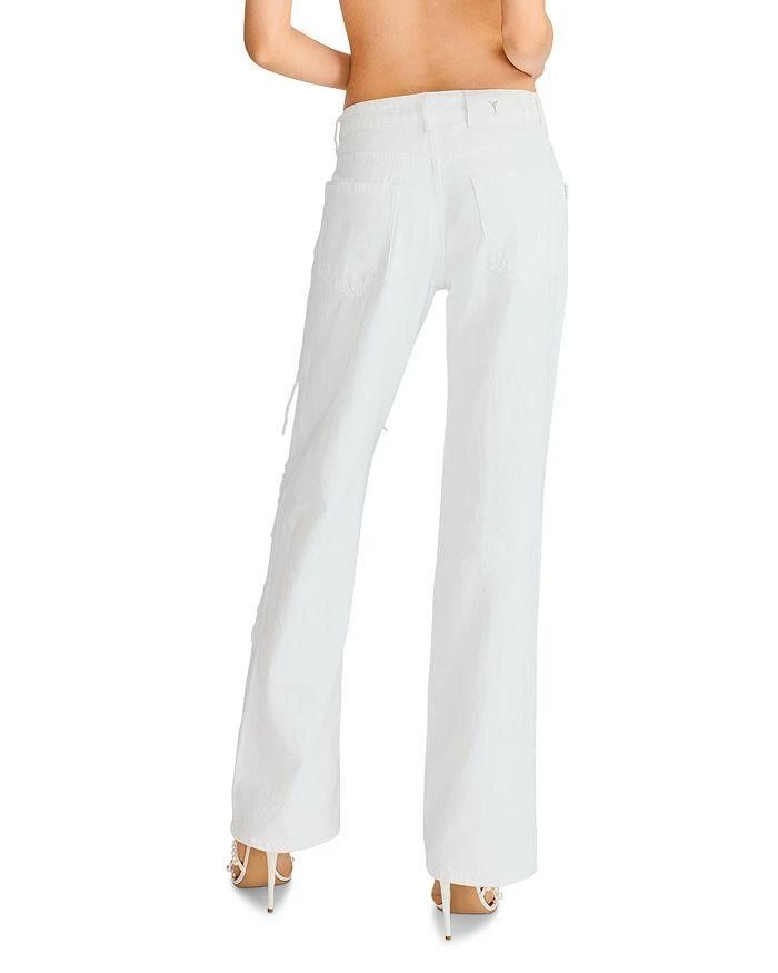 retrofête Madison Pearl Embellished Jeans in Pearl White 2