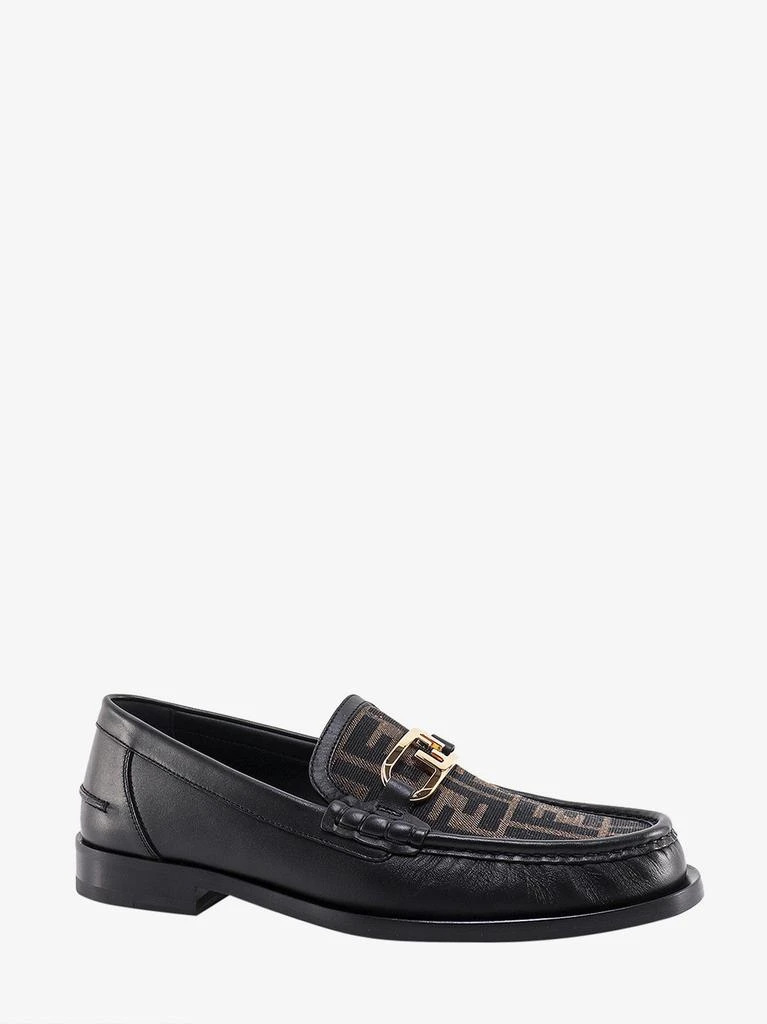 Fendi Fendi O
 Lock leather loafer with FF insert 2