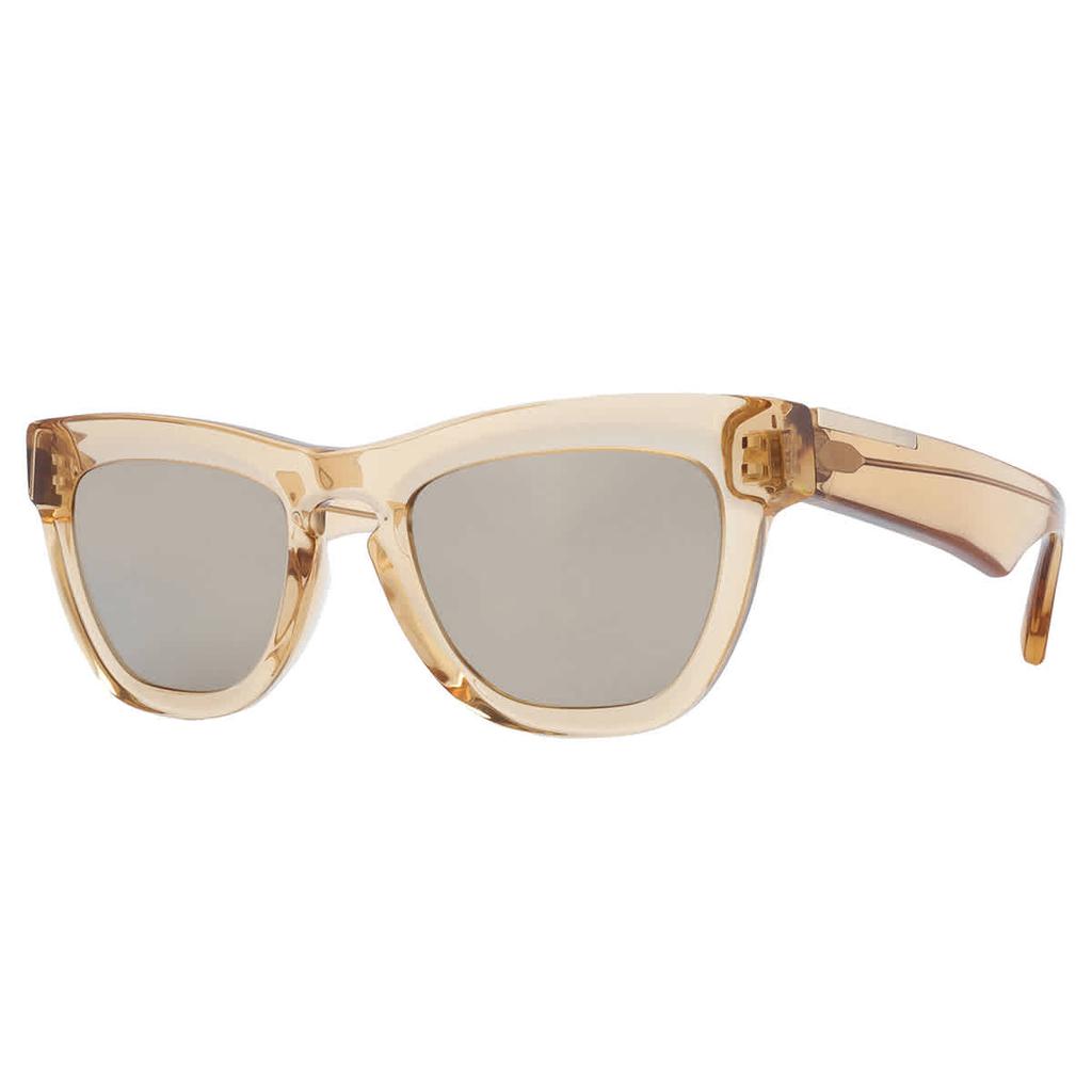 Burberry Light Brown Mirrored Gold Square Ladies Sunglasses BE4415U 40635A 52