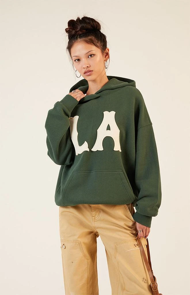 PacSun Green LA Hoodie 1