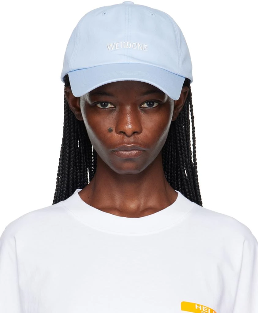 We11done Blue Basic Cap