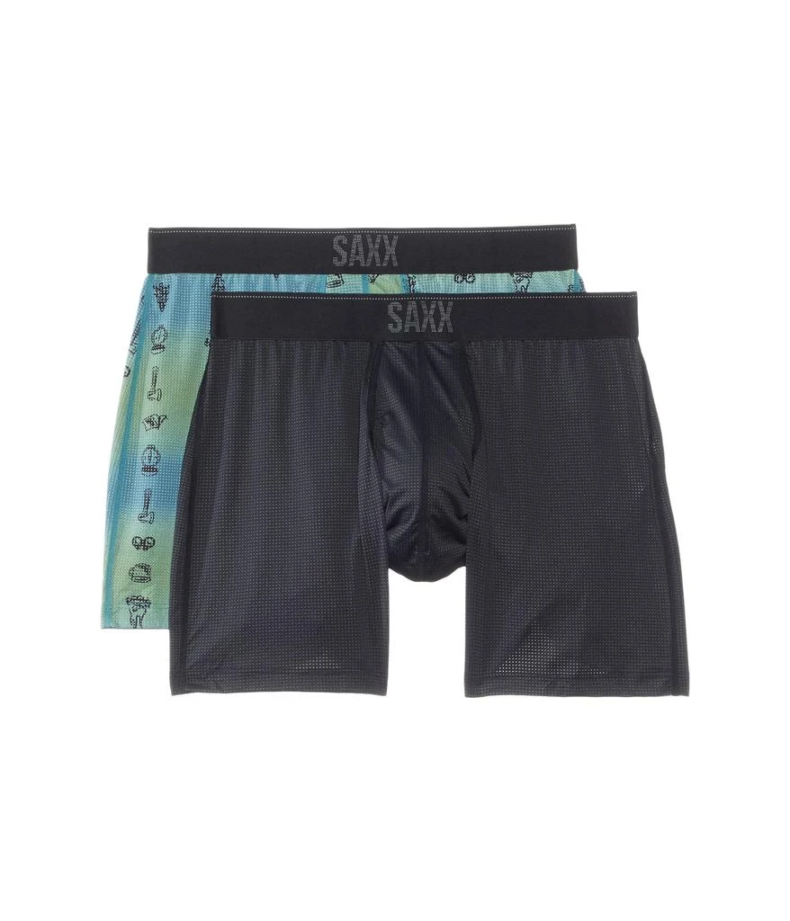 SAXX Quest Quick Dry Mesh Boxer Brief Fly 2-Pack 1