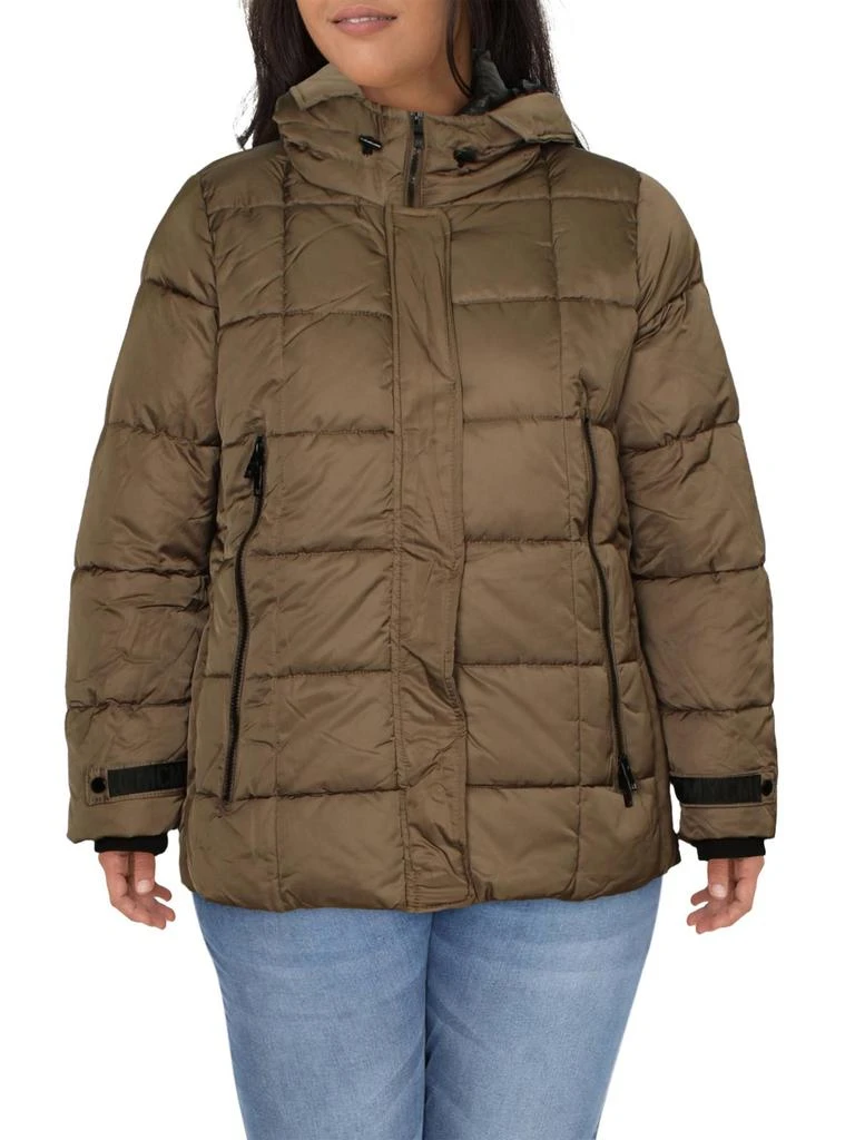 Steve Madden Womens Puffer Lightweight Quilted Coat 1