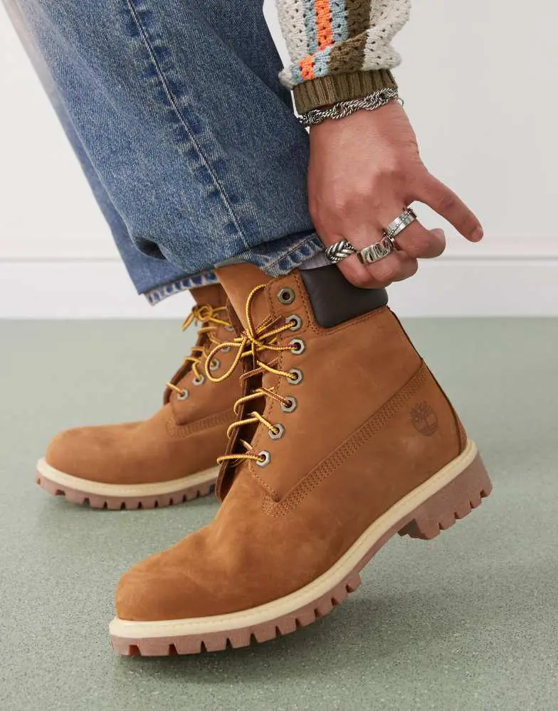 Timberland Timberland premium 6 inch boots in dark wheat  display picture 2