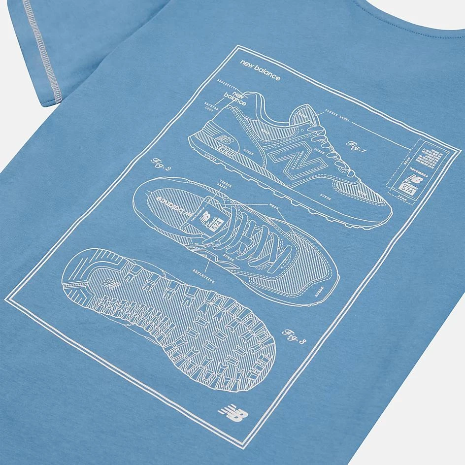 New Balance 574 Diagram Tee 5