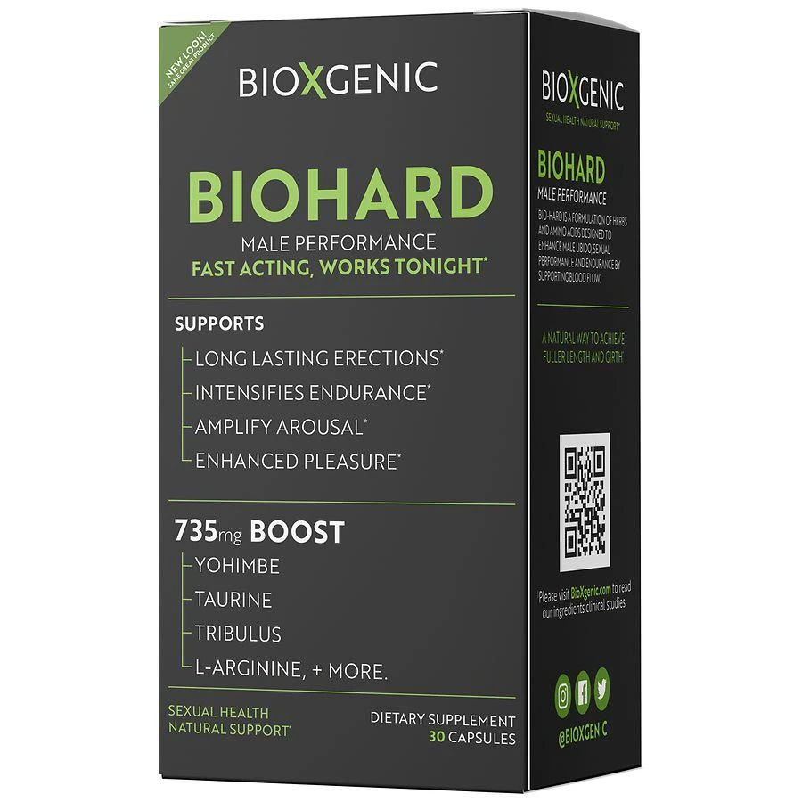 BioXgenic Bio-Hard Male Performance Capsules 1